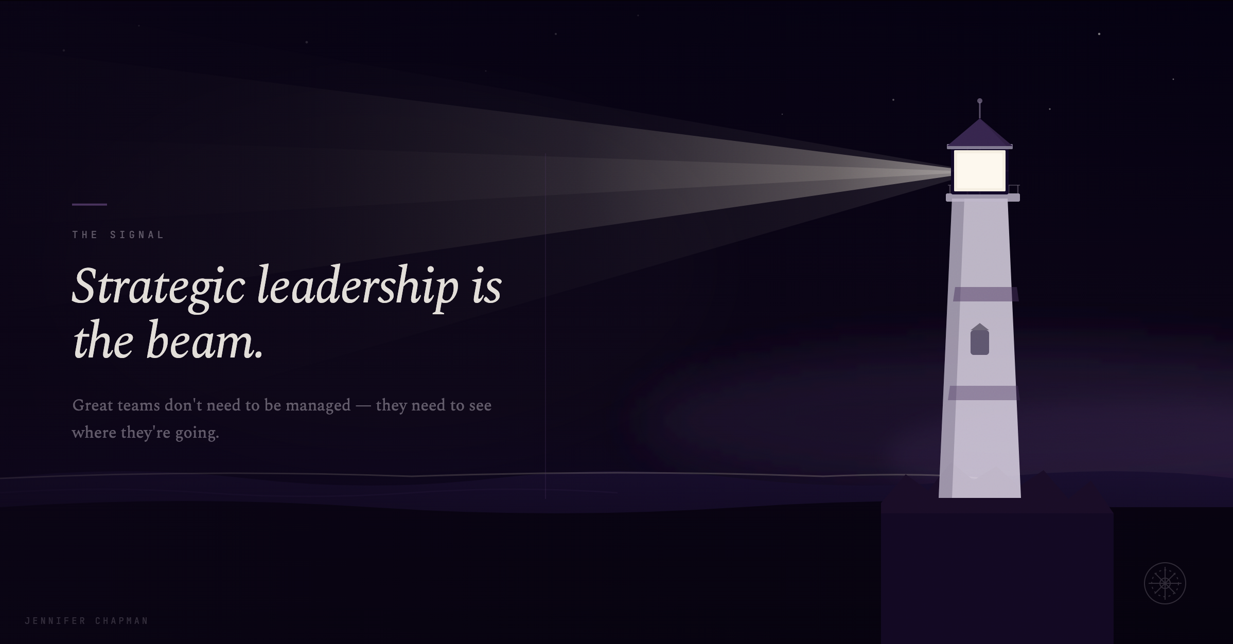 Strategic leadership is the beam